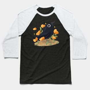 Cute crow illustration Baseball T-Shirt